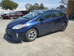 Salvage cars for sale at Hayward, CA auction: 2015 Toyota Prius
