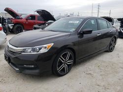 Honda Accord Sport salvage cars for sale: 2016 Honda Accord Sport