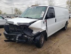 Salvage trucks for sale at Elgin, IL auction: 2015 Chevrolet Express G3500