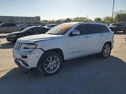 Salvage SUVs for sale at auction: 2015 Jeep Grand Cherokee Summit
