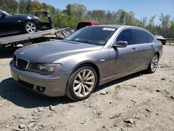 Vehiculos salvage en venta de Copart Waldorf, MD: 2007 BMW 750