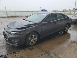 Salvage cars for sale at Dyer, IN auction: 2018 Chevrolet Malibu LS