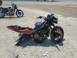 Salvage cars for sale from Copart Riverview, FL: 2018 Triumph Street Triple R