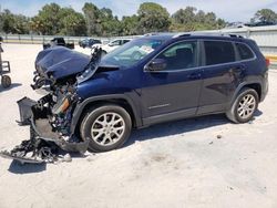 Salvage cars for sale from Copart Fort Pierce, FL: 2014 Jeep Cherokee Latitude