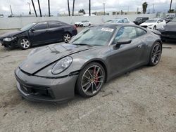 Salvage cars for sale from Copart Van Nuys, CA: 2021 Porsche 911 Carrera S