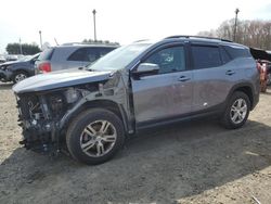 Salvage cars for sale at East Granby, CT auction: 2019 GMC Terrain SLE