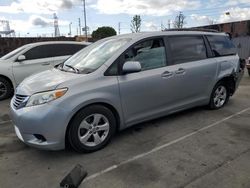 Salvage cars for sale at Wilmington, CA auction: 2014 Toyota Sienna LE