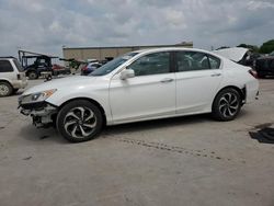 Salvage cars for sale from Copart Wilmer, TX: 2016 Honda Accord EX