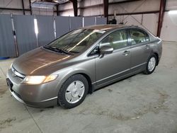 Salvage cars for sale at West Warren, MA auction: 2008 Honda Civic Hybrid
