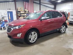 Salvage cars for sale from Copart West Mifflin, PA: 2019 Chevrolet Equinox Premier
