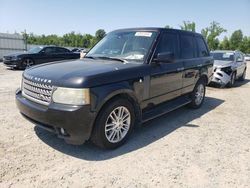 Salvage cars for sale at Lumberton, NC auction: 2010 Land Rover Range Rover HSE