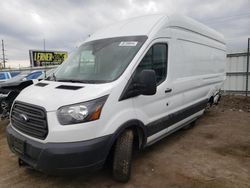 Salvage trucks for sale at Chicago Heights, IL auction: 2017 Ford Transit T-350