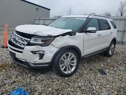 Salvage cars for sale at Wayland, MI auction: 2019 Ford Explorer Limited