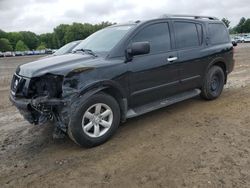 Salvage cars for sale at Conway, AR auction: 2015 Nissan Armada SV