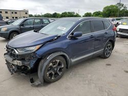 Salvage cars for sale from Copart Wilmer, TX: 2017 Honda CR-V Touring