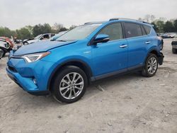 Salvage cars for sale from Copart Madisonville, TN: 2017 Toyota Rav4 HV Limited