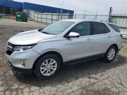 Salvage cars for sale from Copart Woodhaven, MI: 2018 Chevrolet Equinox LT