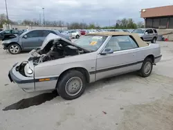 Salvage cars for sale from Copart Fort Wayne, IN: 1993 Chrysler Lebaron