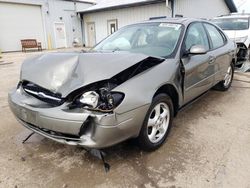 Salvage cars for sale at Pekin, IL auction: 2002 Ford Taurus SES