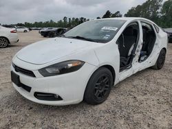 Salvage cars for sale from Copart Houston, TX: 2015 Dodge Dart SXT