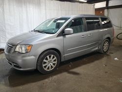 Salvage cars for sale at Ebensburg, PA auction: 2015 Chrysler Town & Country Touring