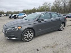 Salvage cars for sale from Copart Ellwood City, PA: 2018 Ford Fusion SE Phev