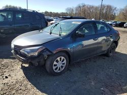 Salvage cars for sale from Copart East Granby, CT: 2015 Toyota Corolla L