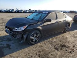 Salvage cars for sale from Copart Martinez, CA: 2016 Honda Accord Sport