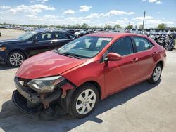 Toyota Corolla salvage cars for sale: 2014 Toyota Corolla L