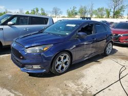 Salvage cars for sale from Copart Bridgeton, MO: 2016 Ford Focus ST