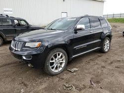 Salvage cars for sale from Copart Portland, MI: 2014 Jeep Grand Cherokee Summit