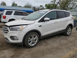 Salvage cars for sale at Wichita, KS auction: 2018 Ford Escape SEL