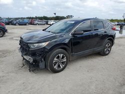 Salvage cars for sale at West Palm Beach, FL auction: 2018 Honda CR-V LX