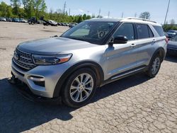 Salvage cars for sale at Bridgeton, MO auction: 2021 Ford Explorer Limited