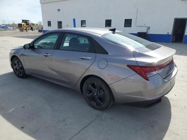 2022 Hyundai Elantra Blue