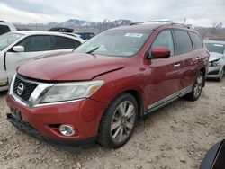 Salvage cars for sale at Magna, UT auction: 2015 Nissan Pathfinder S