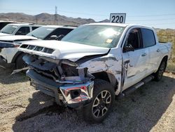 Salvage cars for sale from Copart North Las Vegas, NV: 2018 Toyota Tundra Crewmax Limited