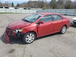 Salvage cars for sale from Copart Assonet, MA: 2012 Toyota Corolla Base