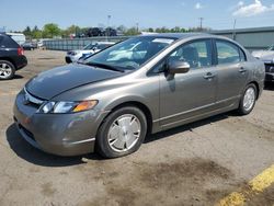 2007 Honda Civic Hybrid en venta en Pennsburg, PA