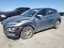 Salvage cars for sale at Grand Prairie, TX auction: 2019 Hyundai Kona SE