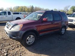 Salvage cars for sale at Chalfont, PA auction: 2002 Honda CR-V EX