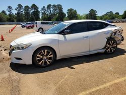 Salvage cars for sale from Copart Longview, TX: 2017 Nissan Maxima 3.5S
