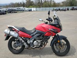 Salvage Motorcycles for sale at auction: 2005 Suzuki DL650 K