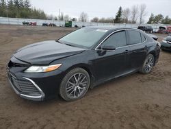 Salvage cars for sale from Copart Bowmanville, ON: 2022 Toyota Camry XLE