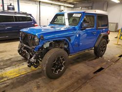 Salvage cars for sale at Wheeling, IL auction: 2021 Jeep Wrangler Sport