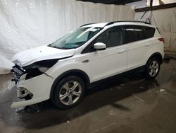 Salvage cars for sale at Ebensburg, PA auction: 2016 Ford Escape SE