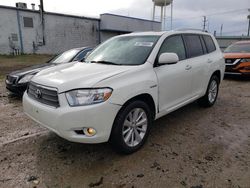 Toyota Highlander salvage cars for sale: 2008 Toyota Highlander Hybrid Limited