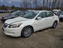 Salvage cars for sale from Copart Candia, NH: 2011 Honda Accord EXL