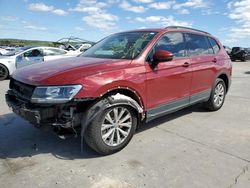 Salvage cars for sale at Grand Prairie, TX auction: 2018 Volkswagen Tiguan S