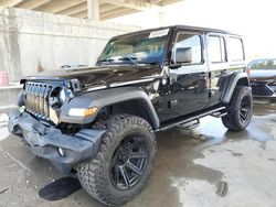 Jeep salvage cars for sale: 2019 Jeep Wrangler Unlimited Sport